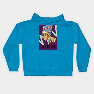 "Queen Me." Kids Hoodie